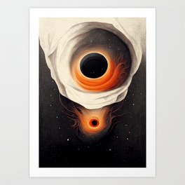 Black Hole Portal Art Print