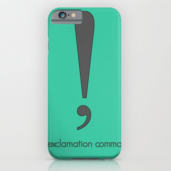 Exclamation Comma iPhone & iPod Case