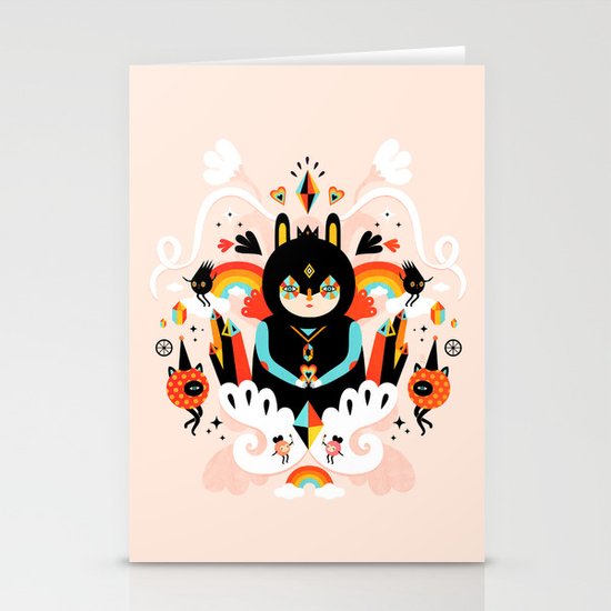 Rainbow Queen Stationery Cards