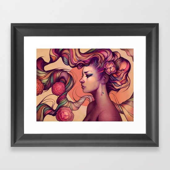 Leah Framed Art Print