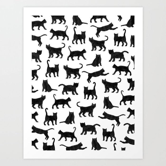 Le petits chats Art Print