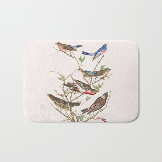 Bird Tree Bath Mat