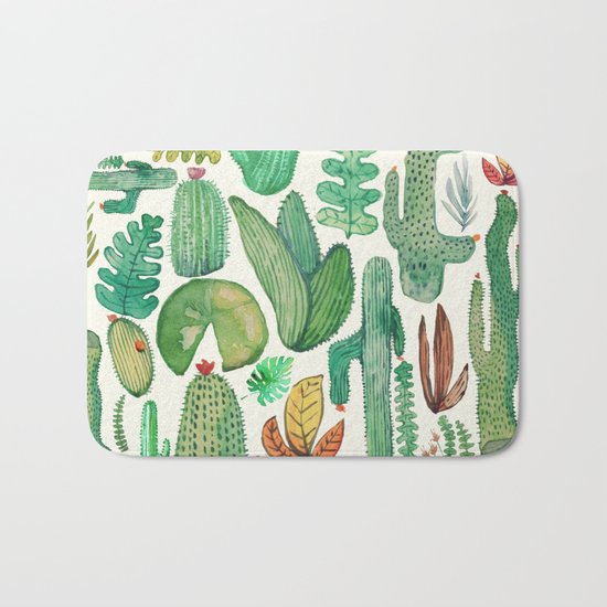 nature pattern collab. Bath Mat