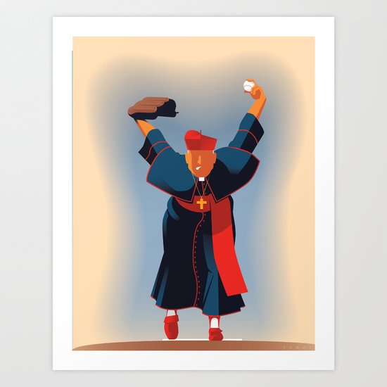 Cardinals Baseball Art Print