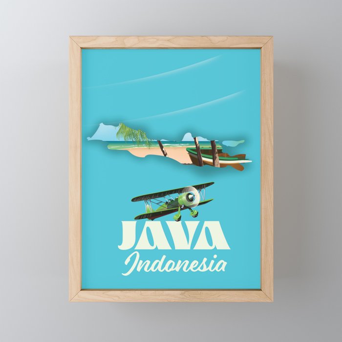 Java Framed Mini Art Print