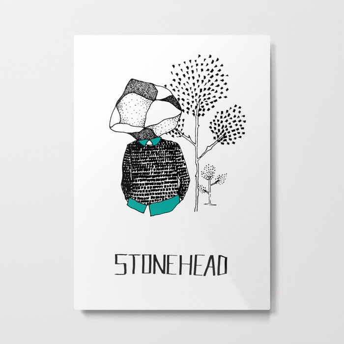 StoneHead Metal Print
