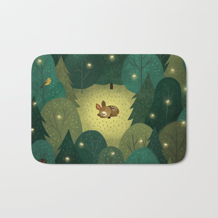Enchanted Forest Baby Fawn Bath Mat