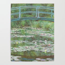 The Japanese Footbridge (1899) by Claude Monet Poster