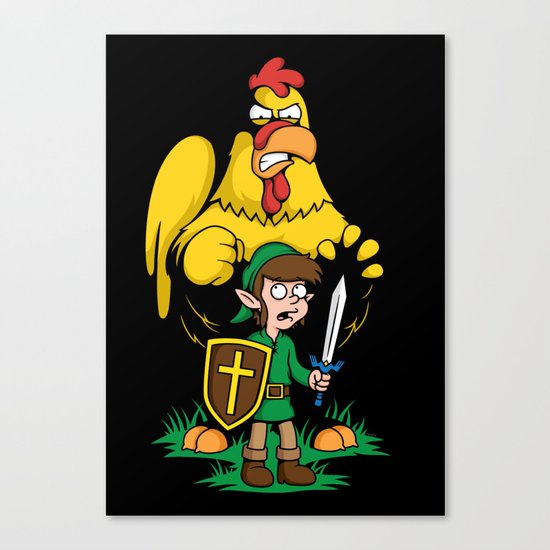 The Legend of Ernie (dark background) Canvas Print