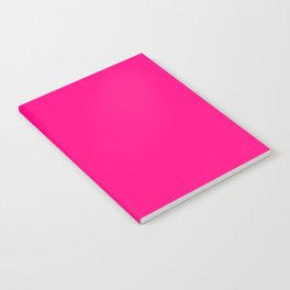 Neon Hot Magenta Pink Notebook