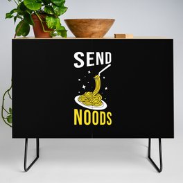 Noodle Saying Funny Pun Credenza