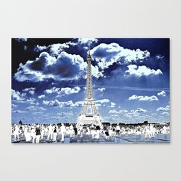Tower Tourists in Reverse Canvas Print