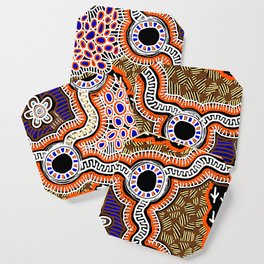 Authentic Aboriginal Art - Coaster