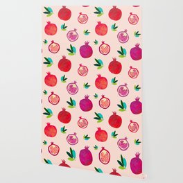 Pomegranate Blush Wallpaper