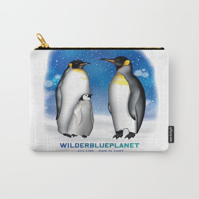 Adorable King Penguins Carry-All Pouch