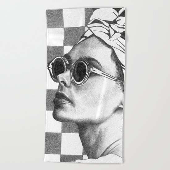 Summer in Paris Beach Towel
