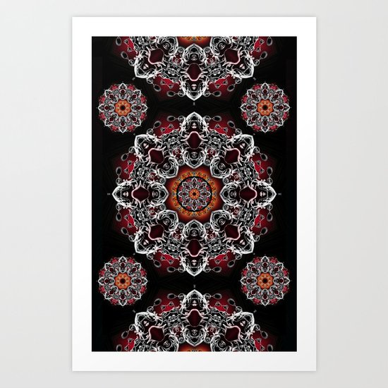 Power Mandala Art Print