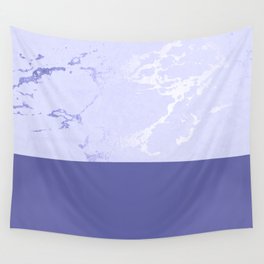 Very Peri 2022 Color Of The Year Periwinkle Marble Kintsugi Ceramic Wall Tapestry