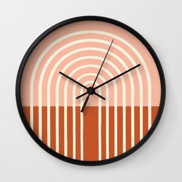 Terracota Pastel Wall Clock