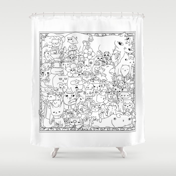 At Least 209 Cats Shower Curtain