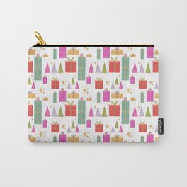 Bright and Cheery Christmas Presents//Christmas Trees Carry-All Pouch