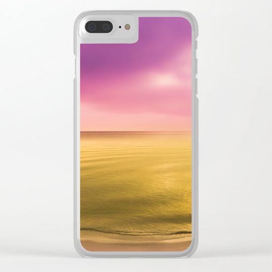 Golden Hour Clear iPhone Case