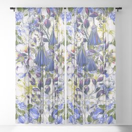 Stunning abundance of flowers - series 3 A Sheer Curtain