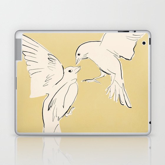 Bird Kiss Laptop & iPad Skin