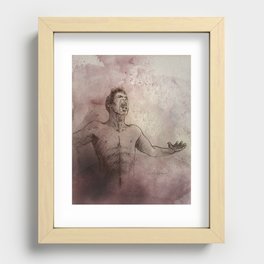From ash and dust Recessed Framed Print
