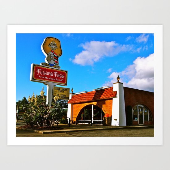 Tijuana Taco Art Print
