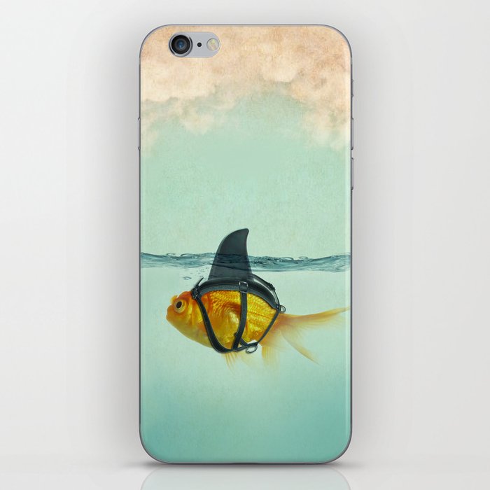 Brilliant DISGUISE - Goldfish with a Shark Fin iPhone Skin