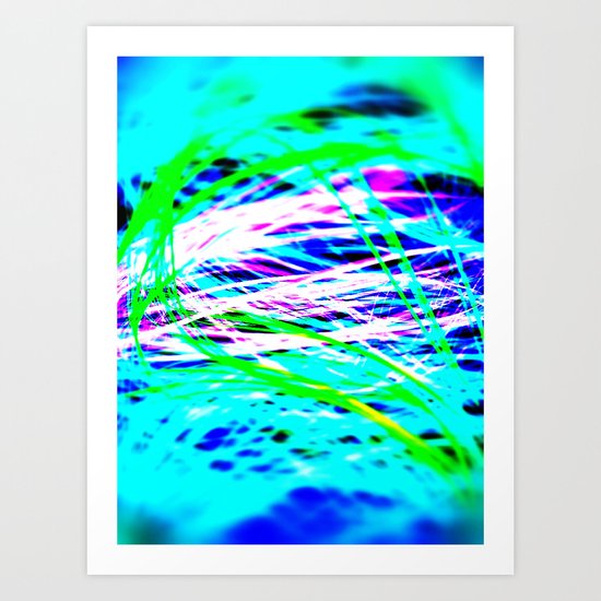 PIXEL TILT Art Print