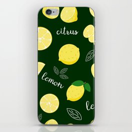 Fresh lemon iPhone Skin