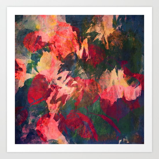 It's Complicated, Abstract Leaves Art Print