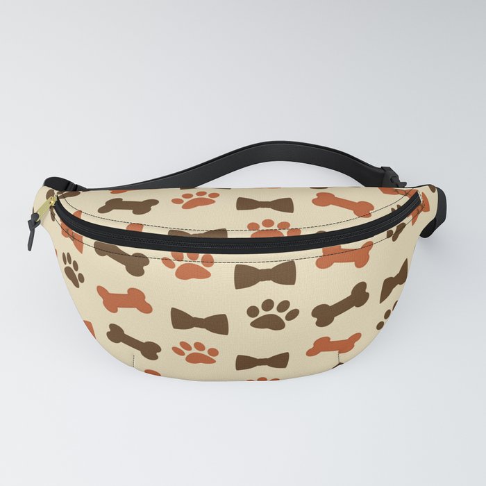 Dog Paws and Bone Cookies Patern Fanny Pack