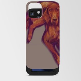 Red Setter iPhone Card Case