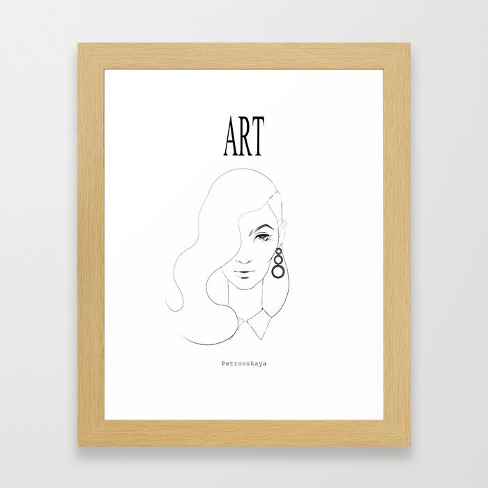Woman Framed Art Print