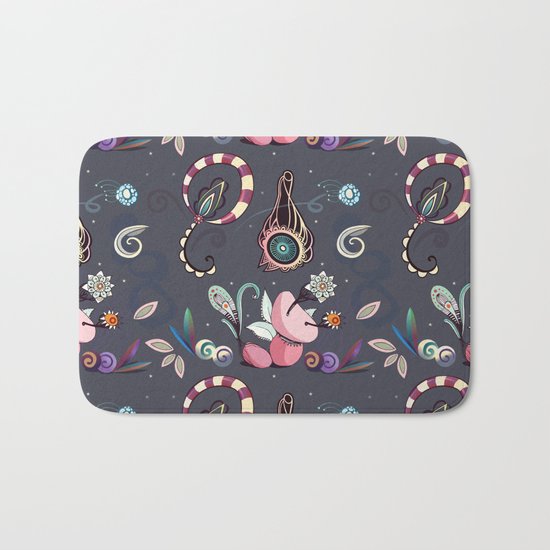 camtric fantasy pattern Bath Mat