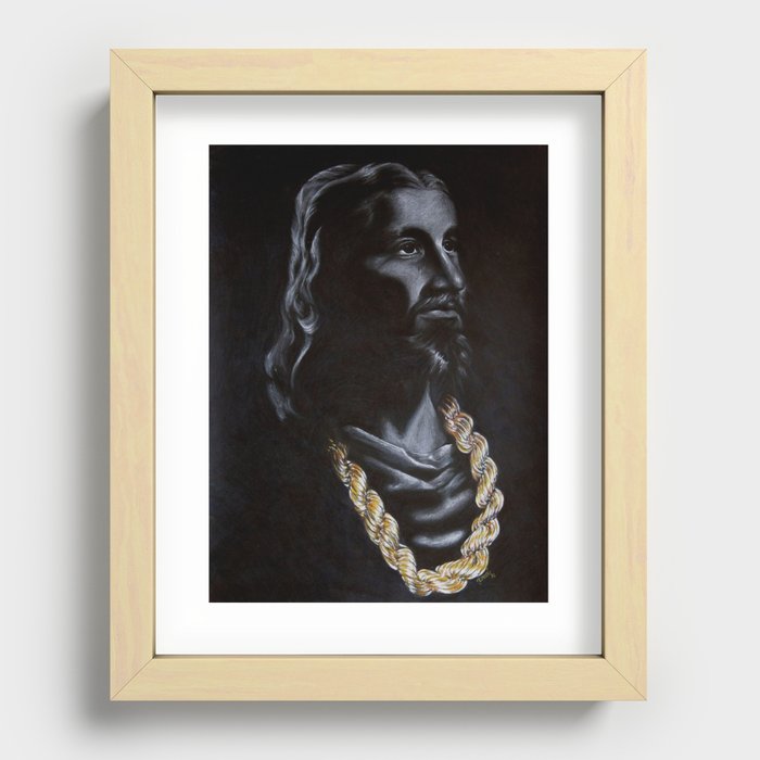 My Jesus Chain Recessed Framed Print
