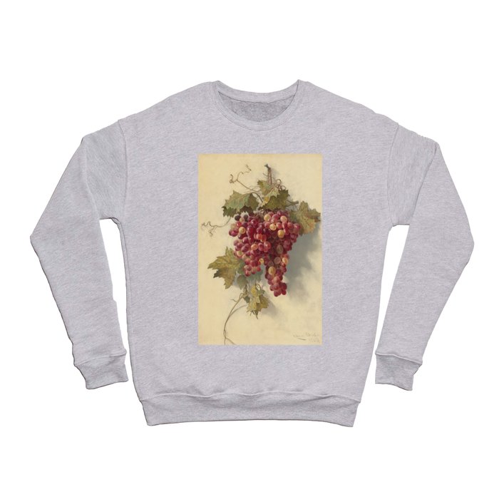  Grapes Against White Wall - Edwin Deakin Crewneck Sweatshirt
