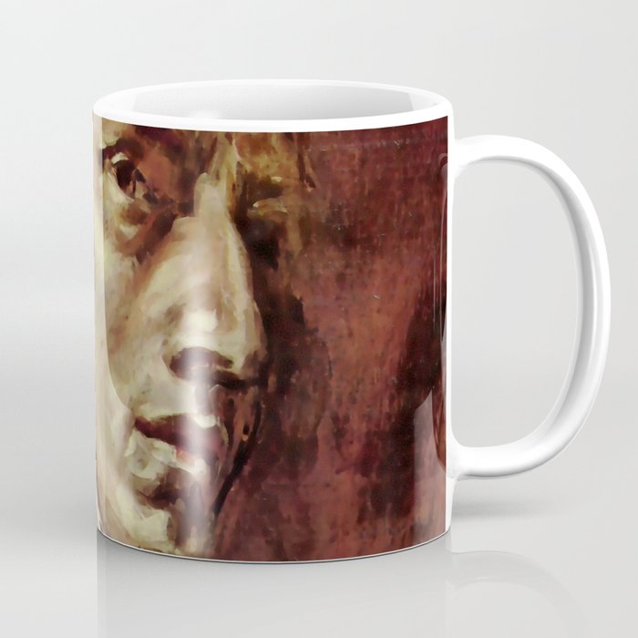 The Portrait of Frédéric Chopin by French artist Eugène Delacroix (1838) Coffee Mug