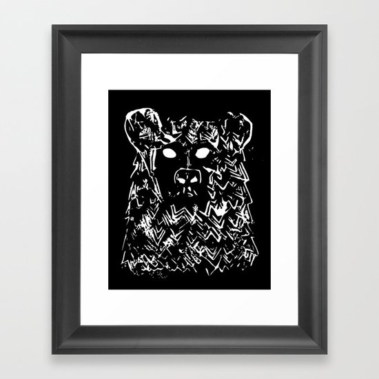 Bear With It Framed Art Print