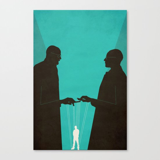 Face Off Canvas Print