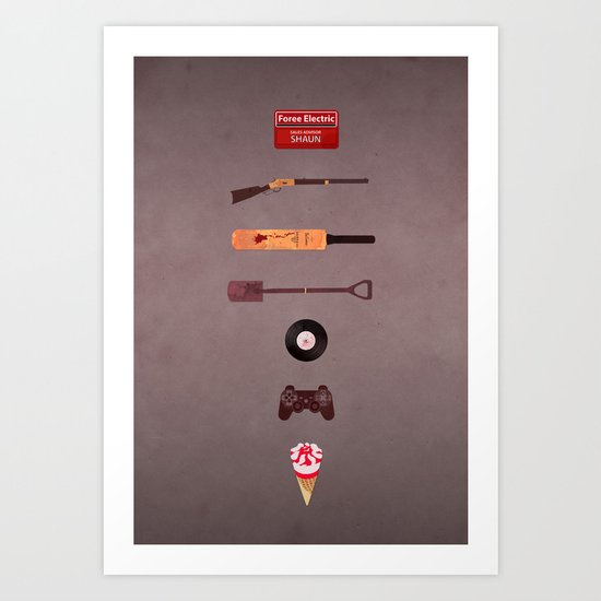 Shaun of the Dead Art Print