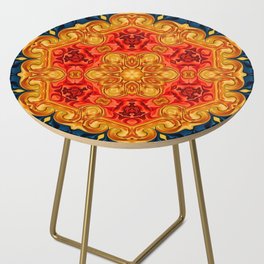 High Culture Mandala Side Table