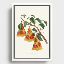 Pizza Plant Framed Canvas