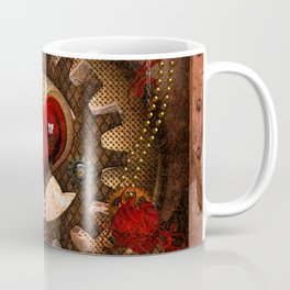 Steampunk, awesome steampunk heart Coffee Mug