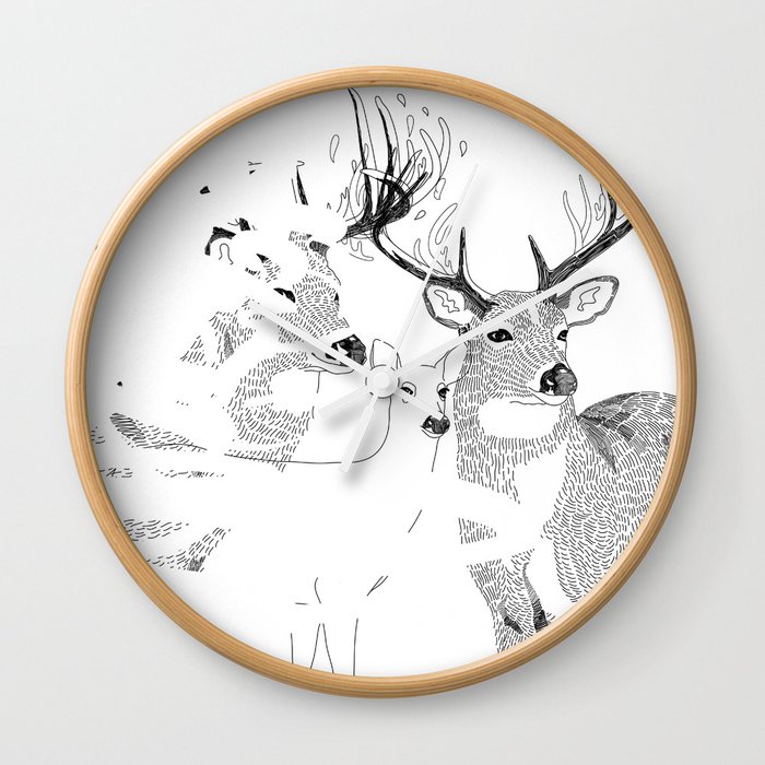Deers Wall Clock