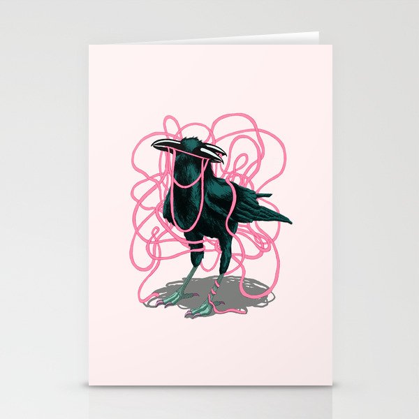 Crow Stationery Cards