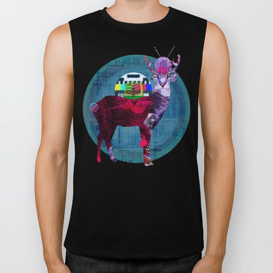 Deer Cat TV Biker Tank